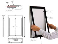 Světelný rám - Magnetic Smart Ledbox A0 A-Z Reklama CZ