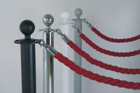Bariera - sloupek pro lano - Q Rope Knop Top - Chrom A-Z Reklama CZ