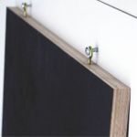 Nástěnná dřevěná křídová tabule bezrámová 30x40 cm A-Z Reklama CZ