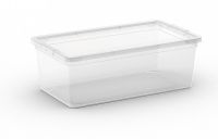 KIS Plastový úložný box C-Box Transparent XS, 6 L