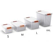 KIS Plastový úložný box - K Latch Box L, Transparentní