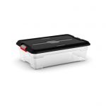 KIS Plastový úložný box - Moover Box M, černý, 25 L