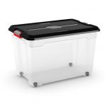 KIS Plastový úložný box - Moover Box XL, černý, 60 L