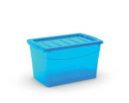 KIS Plastový úložný box Omnibox M Modrý 30 L