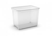 KIS Plastový úložný box - T Box XL, Transparentní, 70 L