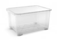 KIS Plastový úložný box - T Box XXL, Transparentní, 145 L