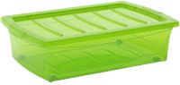 KIS Plastový úložný Spinning Box M Zelený, 25 L