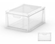 KIS Plastový úložný box - Spider Drawer 2 Průhledný, 13 L