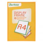 Samolepící rámeček Tarifold A4, Žlutá