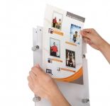 Distanční Plexi rámeček na plakát A3 - Stříbrná mat A-Z Reklama CZ