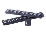 Doplňková sada 16ti znaků se symbolem Euro - Stříbrná