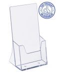 Plastový zásobník stojací na letáky formátu DL 1/3A4