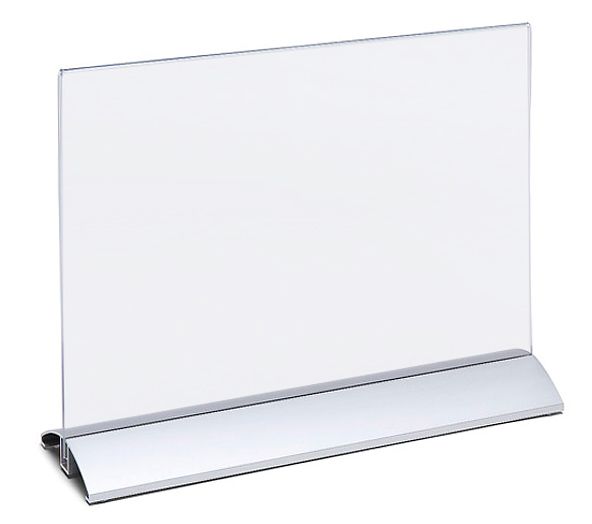 Elegantní menu stojánek se základnou A3 na šířku A-Z Reklama CZ
