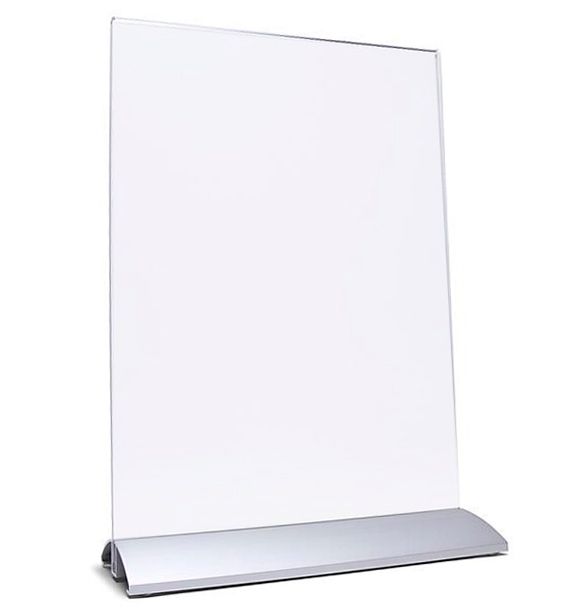 Elegantní menu stojánek se základnou A3 na výšku A-Z Reklama CZ