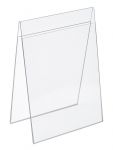 Plastový stojánek na 2 listy papíru - Tvar A A4 na výšku