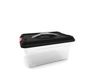 KIS Plastový úložný box - Moover Box XS, černý, 12 L