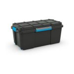 KIS Plastový úložný box - Scuba Box L, 74 L, modré zavírání
