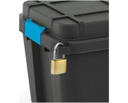 KIS Plastový úložný box - Scuba Box L, 74 L, modré zavírání