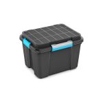 KIS Plastový úložný box - Scuba Box M, 43 L, modré zavírání