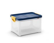 KIS Úložný box - Clipper Box S průhledný-modré víko, 5,5l