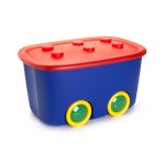 KIS úložný box na hračky - Funny box L Červený, Modrý, 46 L