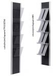 Nástěnný stojan na letáky Design Brochure Rack BRW Black A-Z Reklama CZ Nástěnný stojan na letáky Design Brochure Rack BRW Black A-Z Reklama CZ