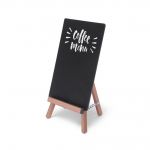 Dřevěný Mini stojánek s tabulkou - světle hnědý