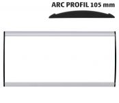 Orientační nástěnná tabulka 105x250 mm - Arc Profil