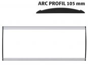 Orientační nástěnná tabulka 105x300 mm - Arc Profil
