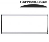 Orientační nástěnná tabulka 105x300 mm - Flap Profil