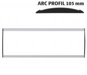 Orientační nástěnná tabulka 105x350 mm - Arc Profil