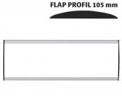 Orientační nástěnná tabulka 105x350 mm - Flap Profil