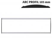 Orientační nástěnná tabulka 105x400 mm - Arc Profil