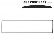 Orientační nástěnná tabulka 105x500 mm - Arc Profil