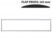 Orientační nástěnná tabulka 105x500 mm - Flap Profil