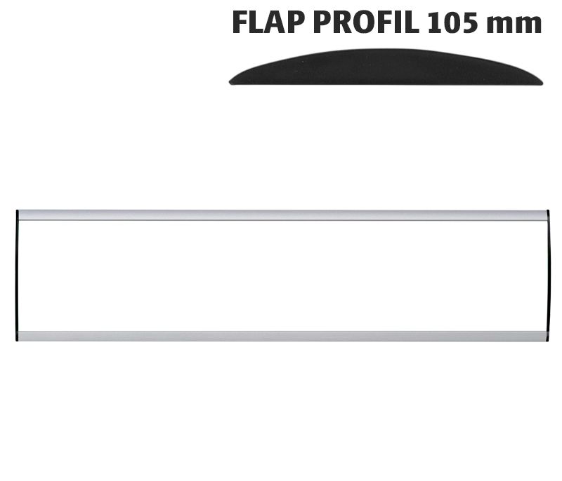 Orientační nástěnná tabulka 105x500 mm - Flap Profil A-Z Reklama CZ