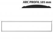 Orientační nástěnná tabulka 105x600 mm - Arc Profil