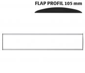 Orientační nástěnná tabulka 105x600 mm - Flap Profil