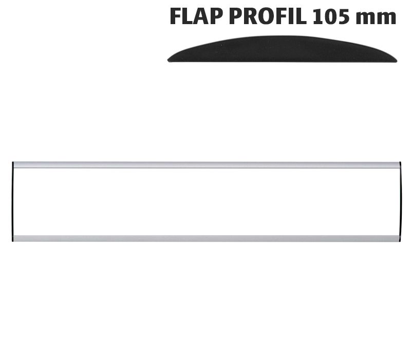 Orientační nástěnná tabulka 105x600 mm - Flap Profil A-Z Reklama CZ