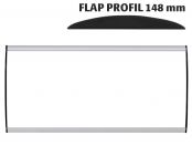 Orientační nástěnná tabulka 148x350 mm - Flap Profil