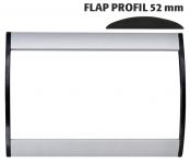 Orientační nástěnná tabulka 52x100 mm - Flap Profil