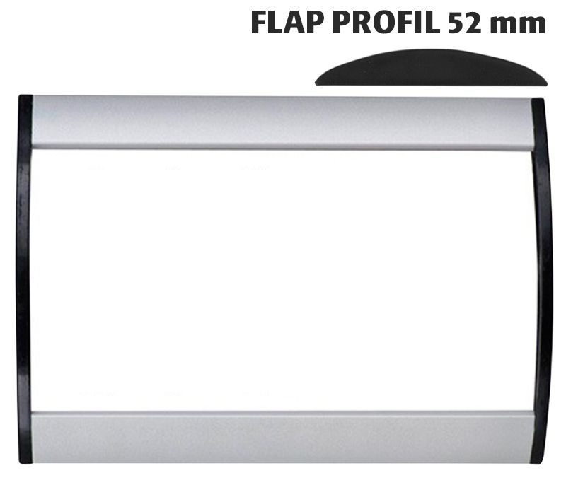 Orientační nástěnná tabulka 52x100 mm - Flap Profil A-Z Reklama CZ
