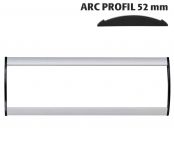 Orientační nástěnná tabulka 52x200 mm - Arc Profil