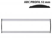 Orientační nástěnná tabulka 52x250 mm - Arc Profil