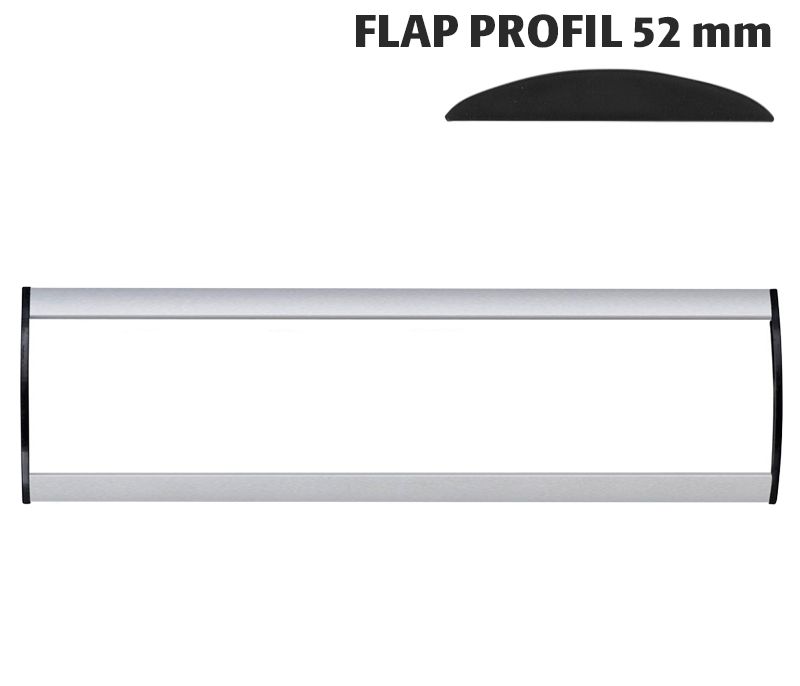 Orientační nástěnná tabulka 52x250 mm - Flap Profil A-Z Reklama CZ