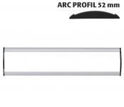 Orientační nástěnná tabulka 52x300 mm - Arc Profil