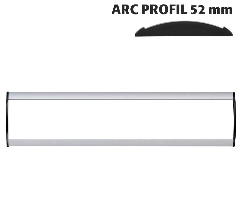 Orientační nástěnná tabulka 52x300 mm - Arc Profil A-Z Reklama CZ