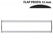 Orientační nástěnná tabulka 52x300 mm - Flap Profil