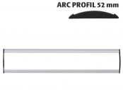 Orientační nástěnná tabulka 52x350 mm - Arc Profil