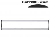 Orientační nástěnná tabulka 52x350 mm - Flap Profil